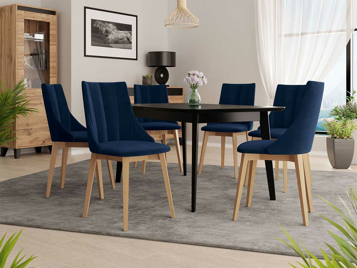 Dining set Racine 139 (Brown + Magic Velvet 2216)