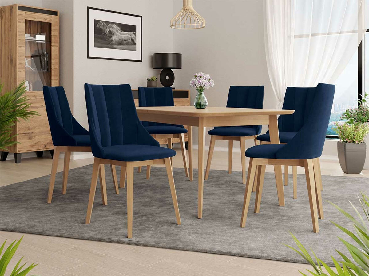 Dining set Racine 139 (Brown + Magic Velvet 2216)