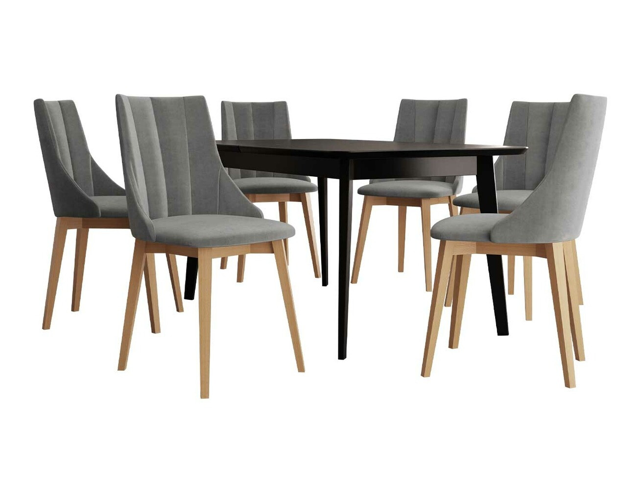 Dining set Racine 139 (Brown + Magic Velvet 2217)