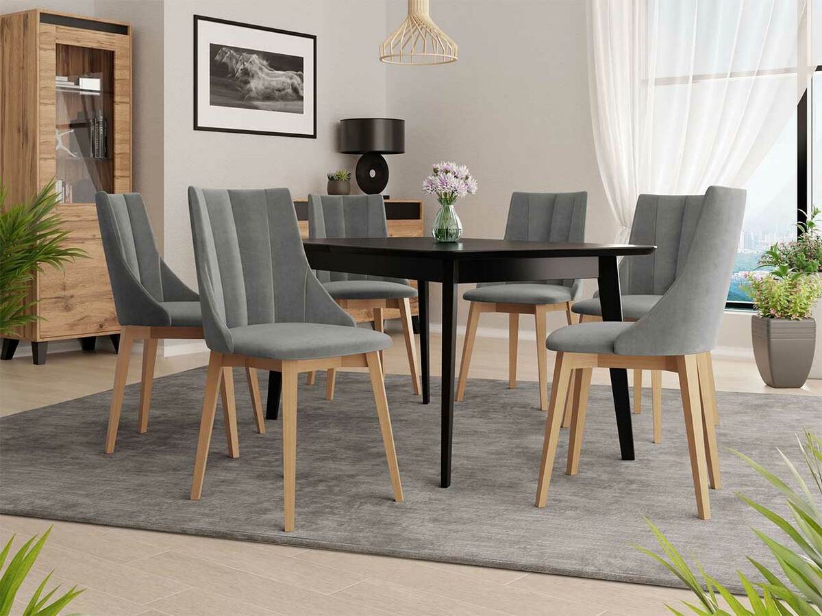 Dining set Racine 139 (Brown + Magic Velvet 2217)
