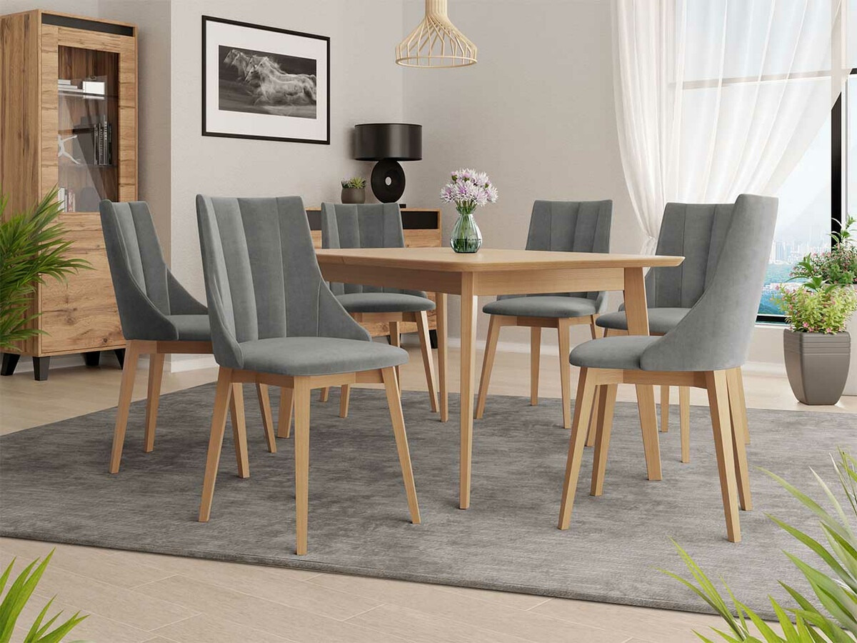 Dining set Racine 139 (Brown + Magic Velvet 2217)