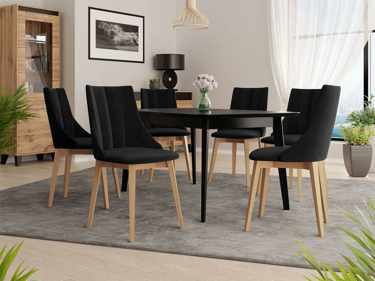 Dining set Racine 139 (Brown + Magic Velvet 2219)