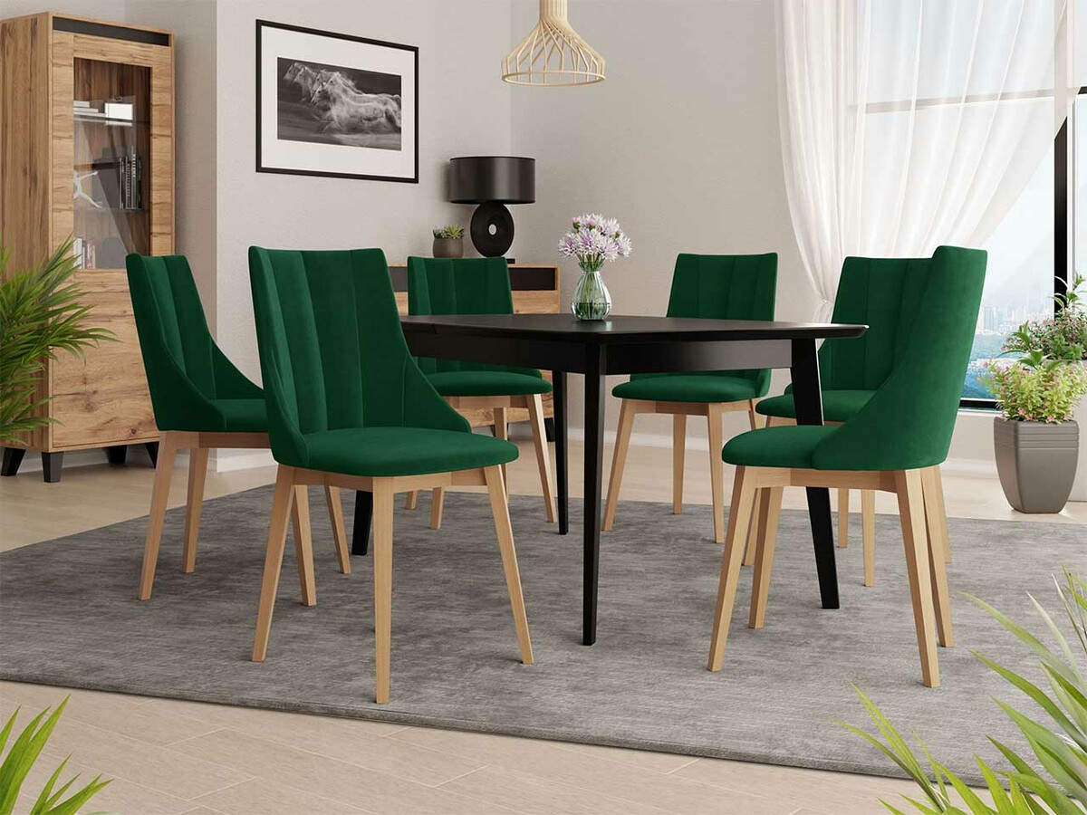 Dining set Racine 139 (Brown + Magic Velvet 2225)