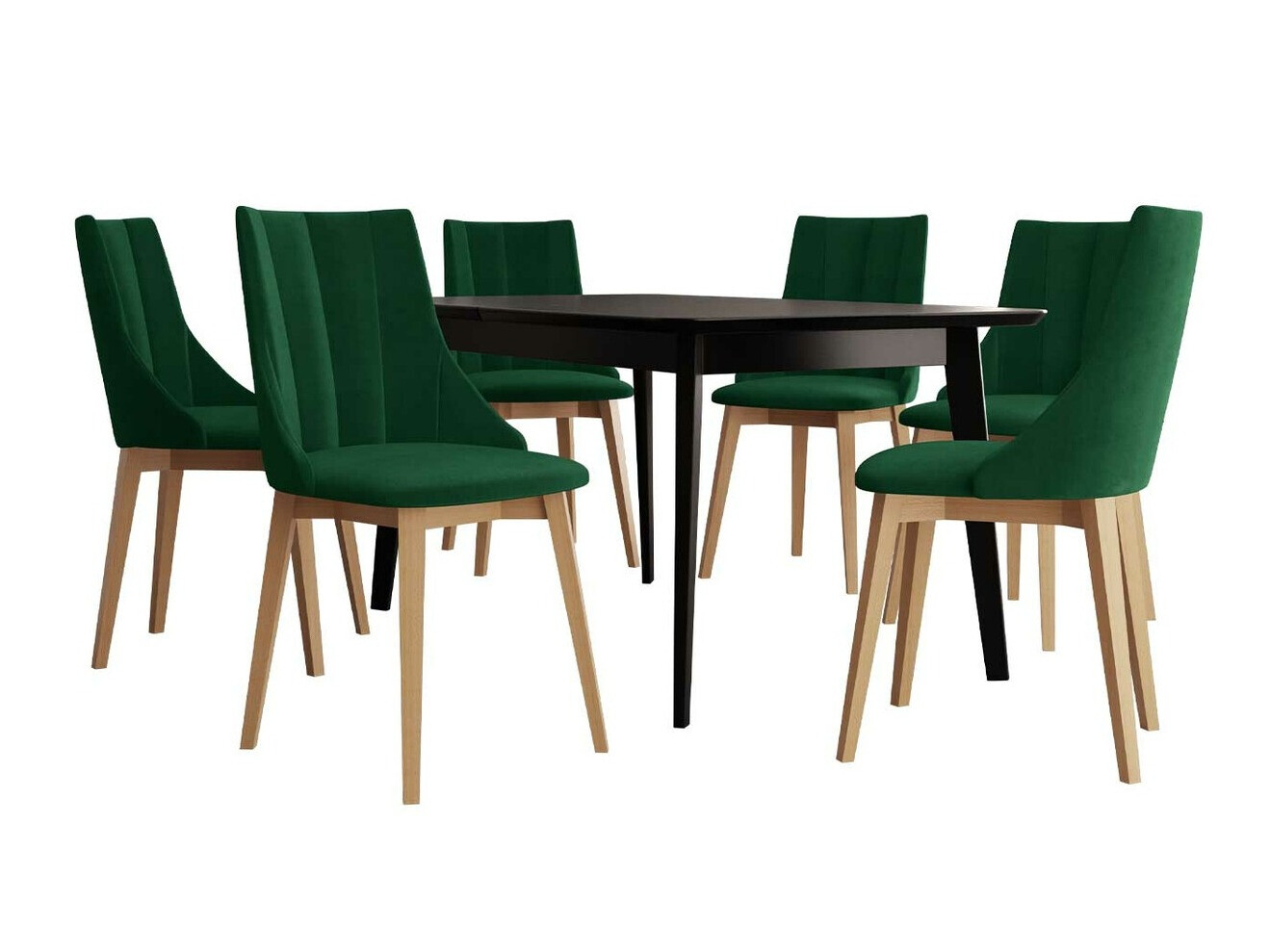 Dining set Racine 139 (Brown + Magic Velvet 2225)