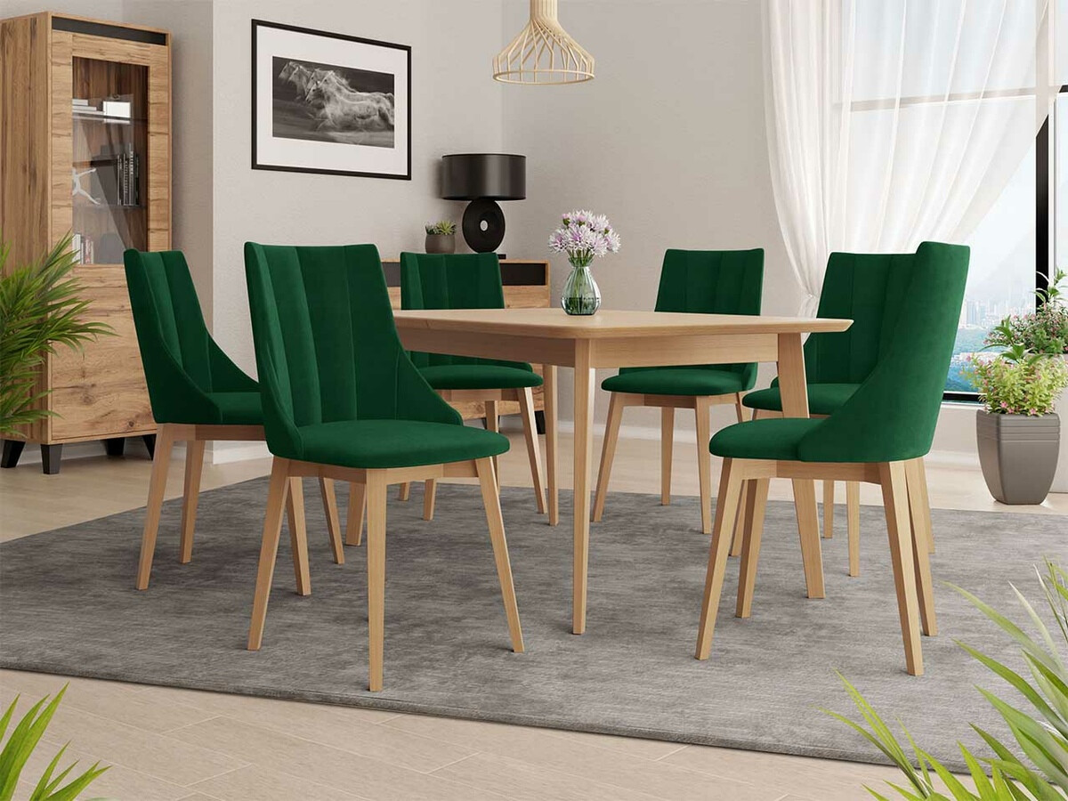 Dining set Racine 139 (Brown + Magic Velvet 2225)