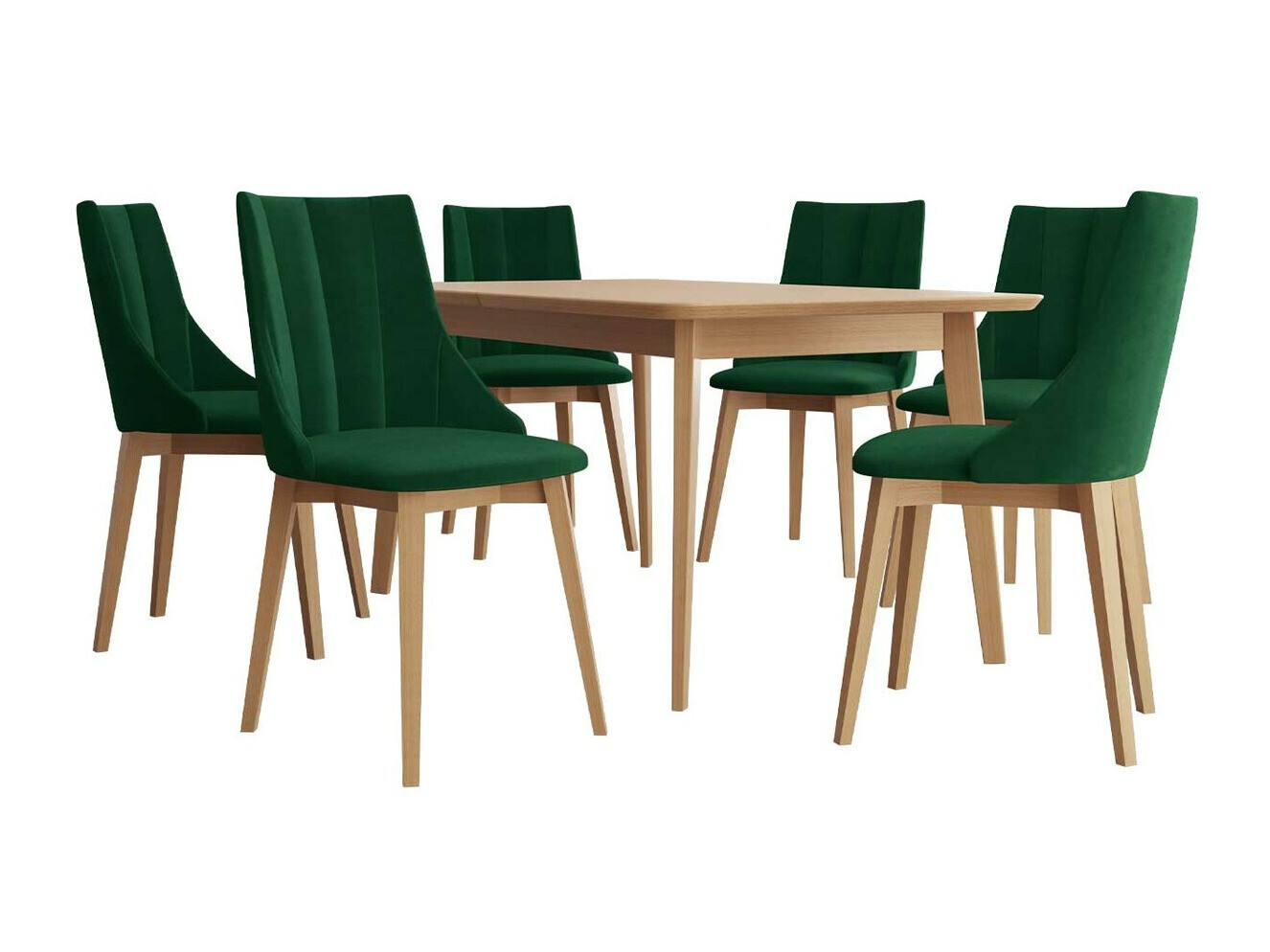 Dining set Racine 139 (Brown + Magic Velvet 2225)