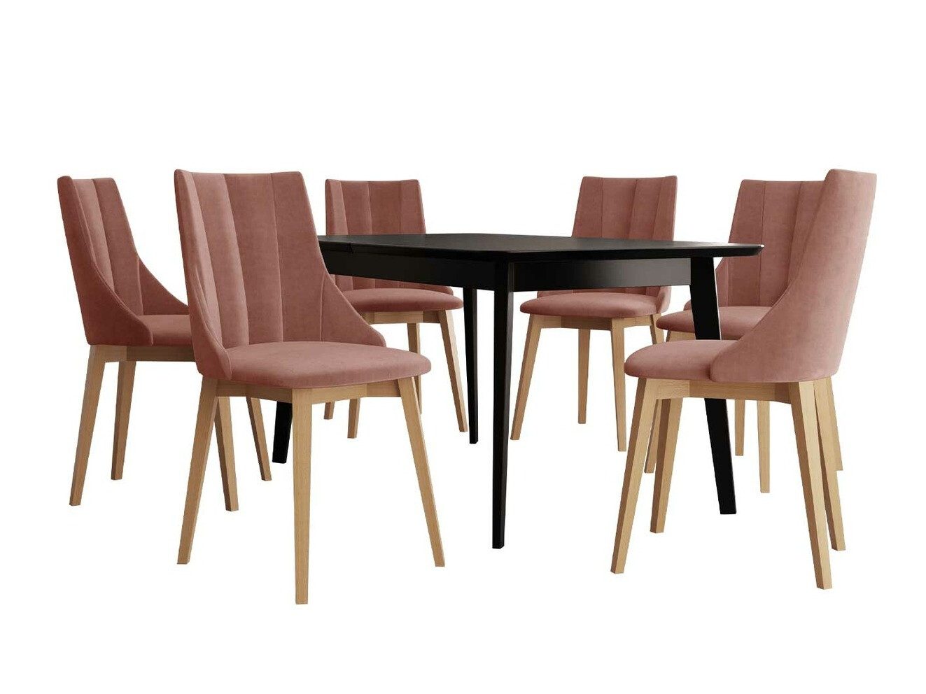 Dining set Racine 139 (Brown + Magic Velvet 2258)