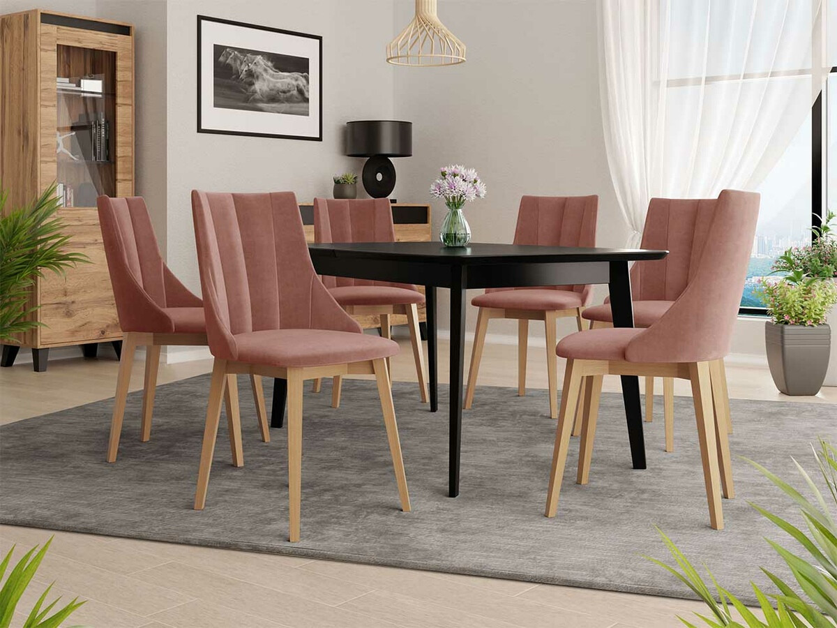 Dining set Racine 139 (Brown + Magic Velvet 2258)