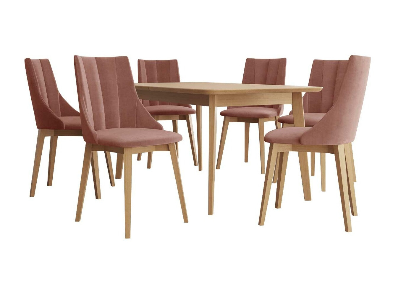 Dining set Racine 139 (Brown + Magic Velvet 2258)