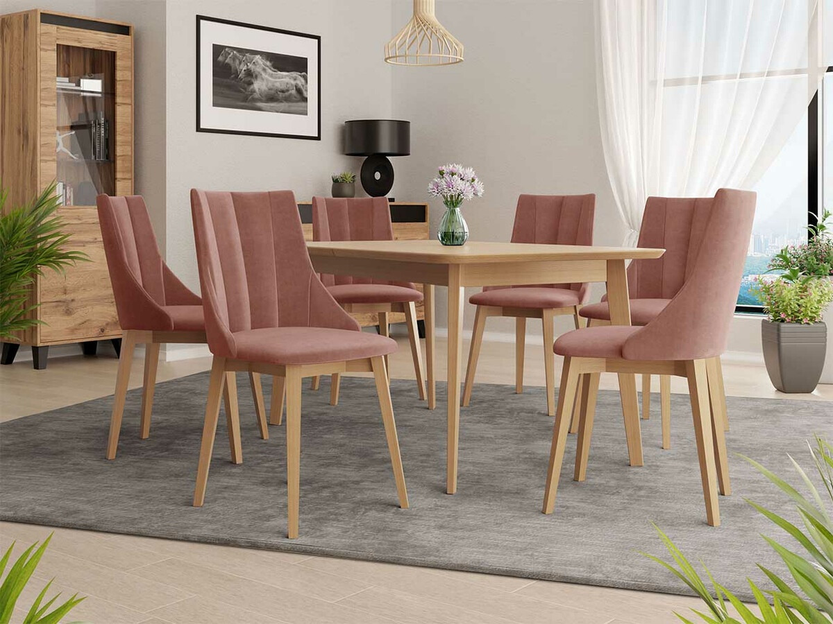 Dining set Racine 139 (Brown + Magic Velvet 2258)