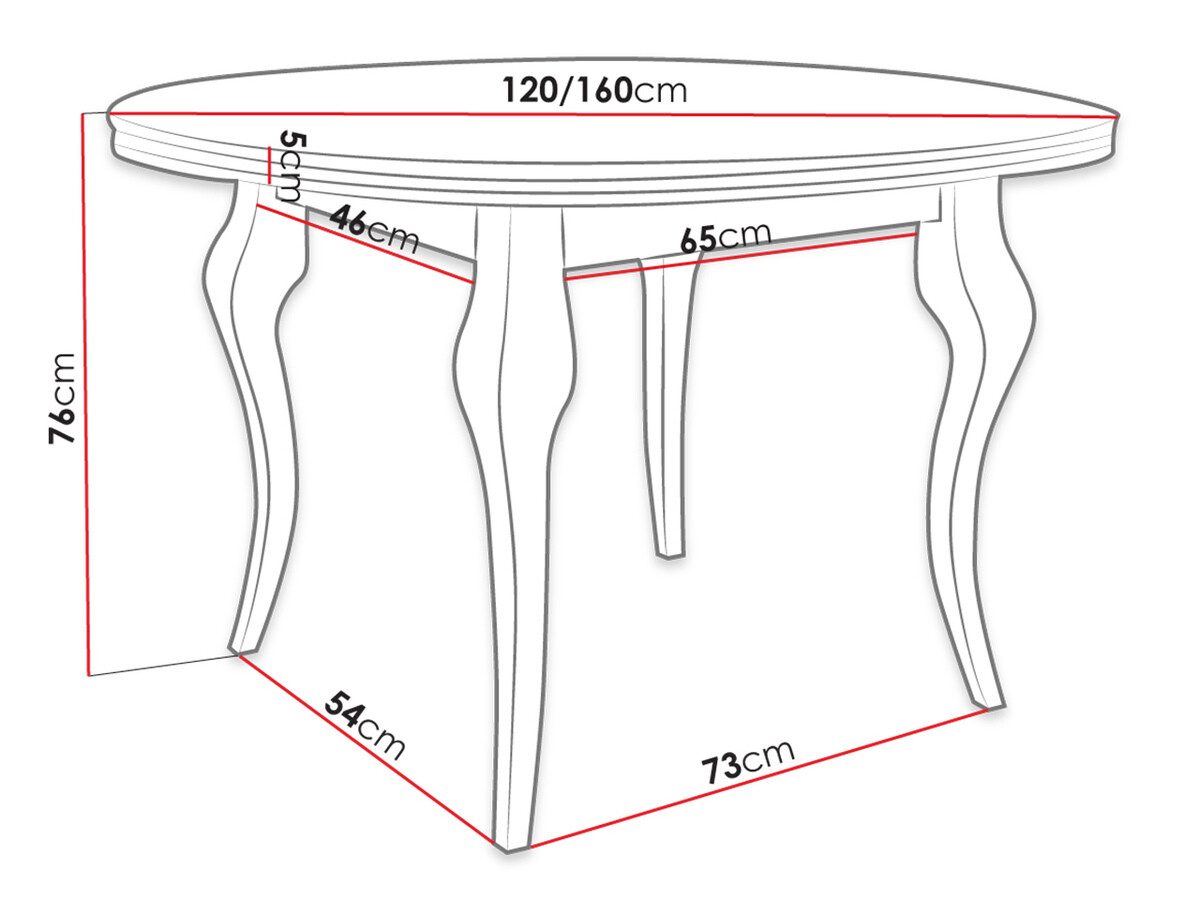 Dining set Racine 143 (White + Magic Velvet 2219)
