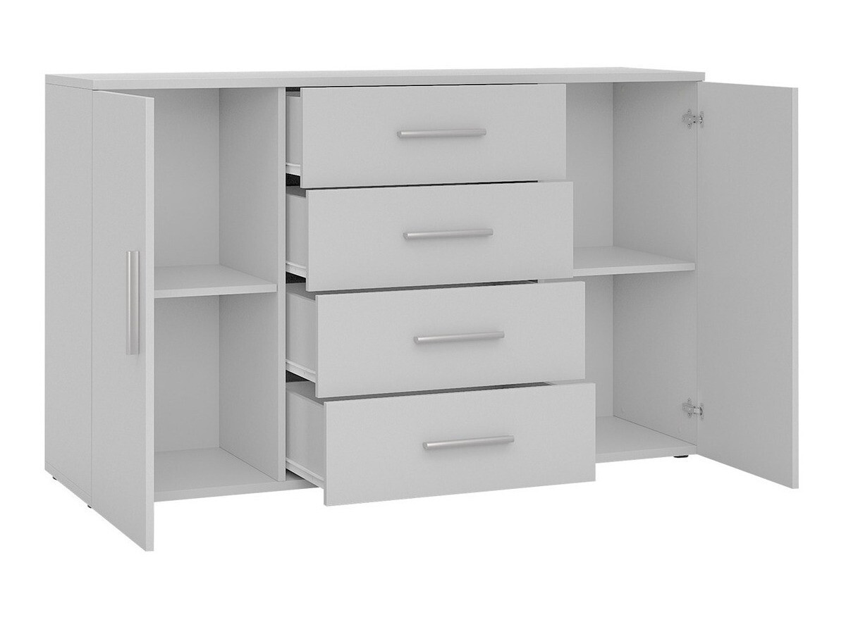 Chest of drawers Charlotte 118 (Lefkas oak + Black)