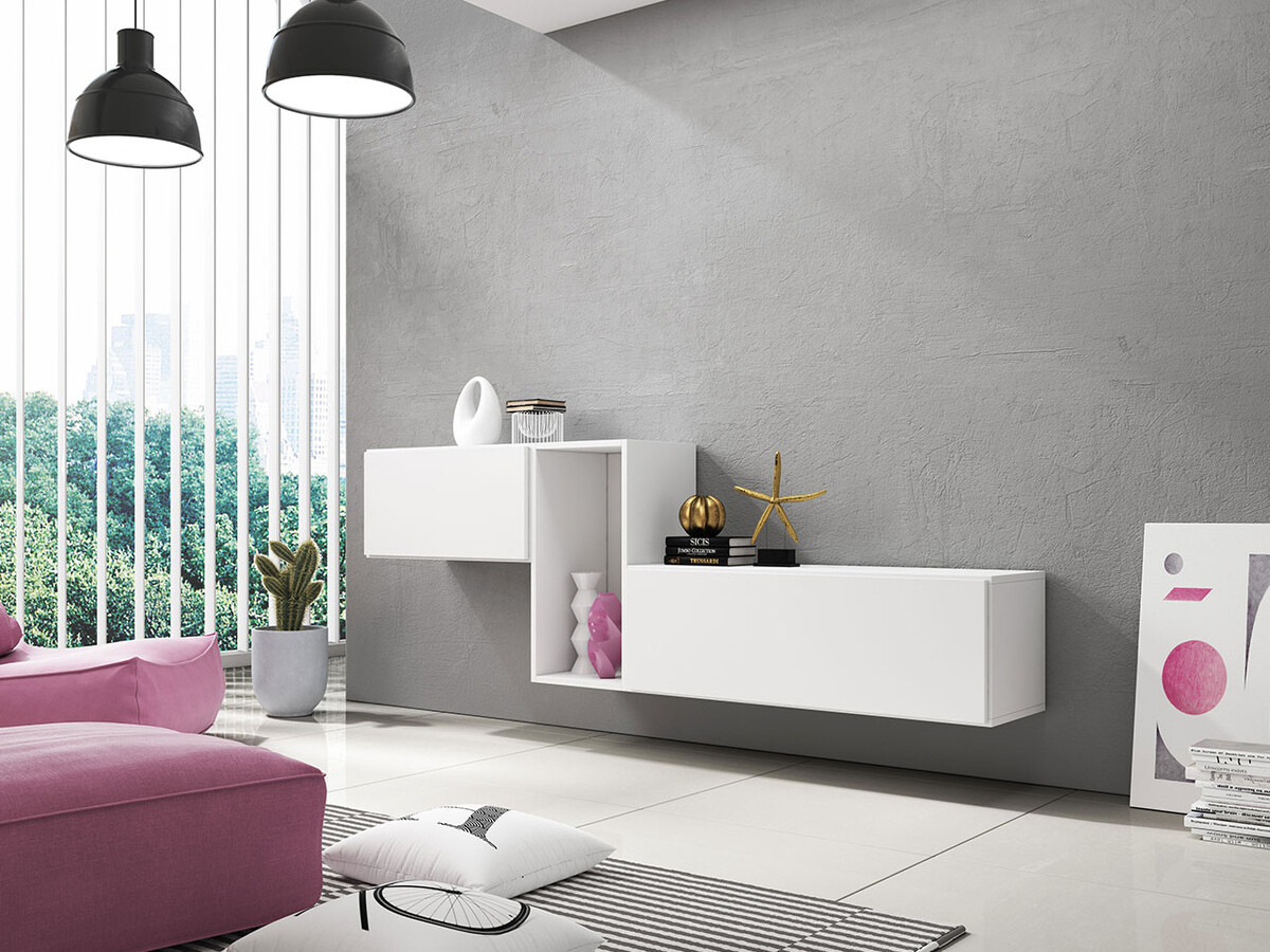Wall shelf Corbele 103 (White)