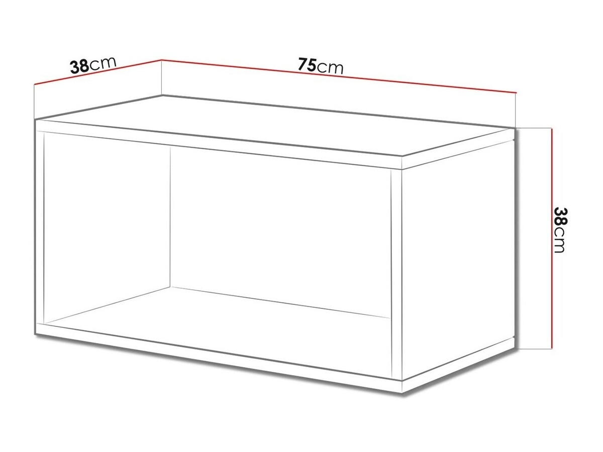 Wall shelf Corbele 103 (White)