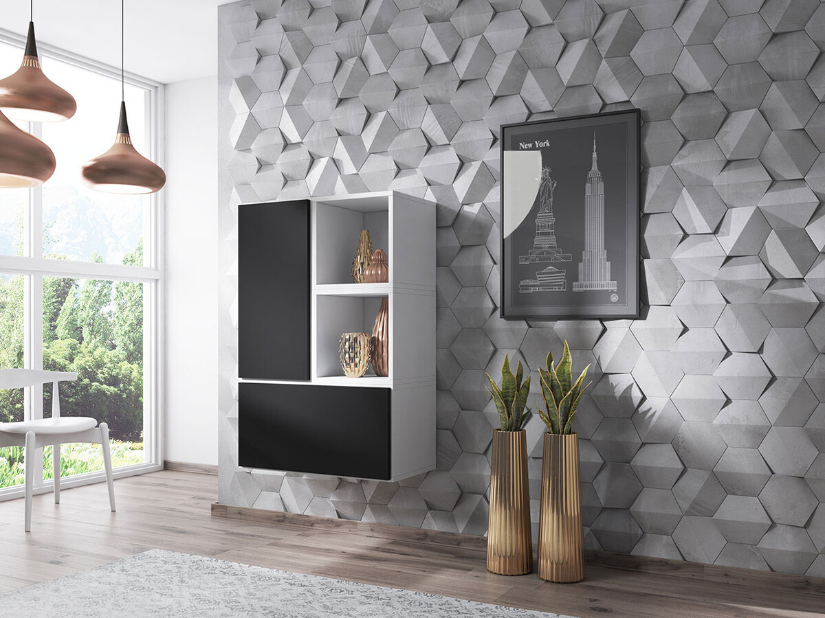 Wall shelf Corbele 105 (White)