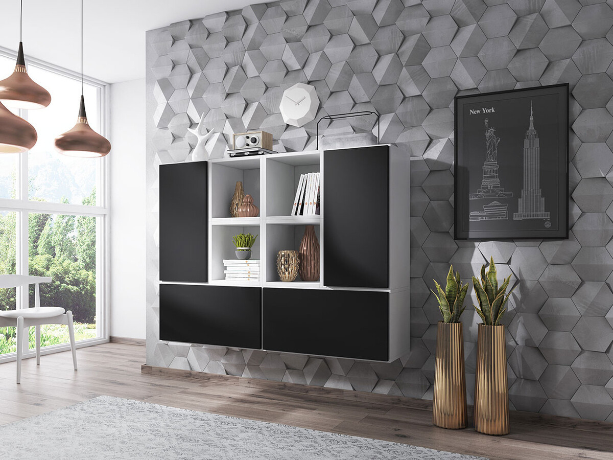 Wall shelf Corbele 105 (White)