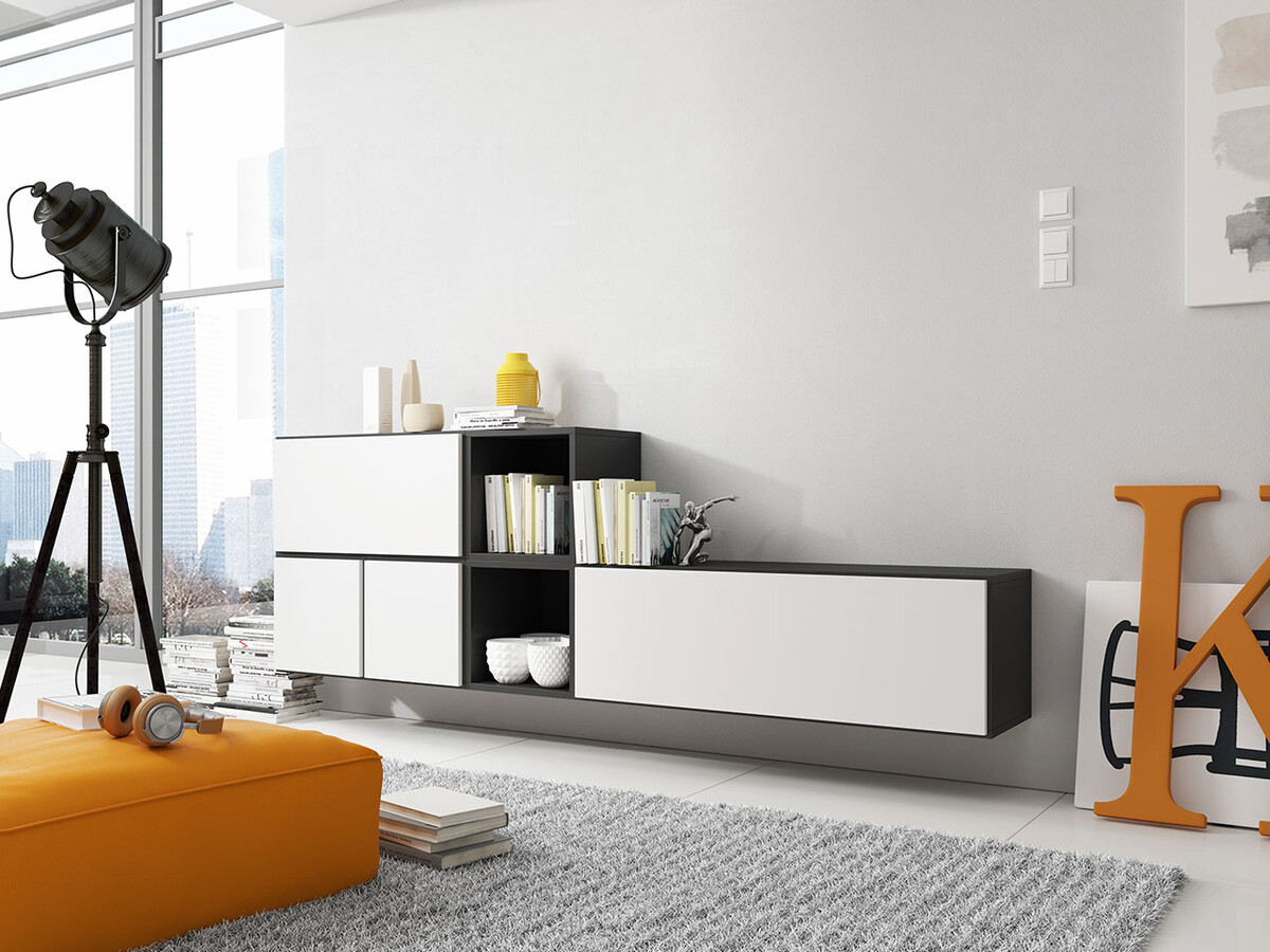 Wall shelf Corbele 105 (White)