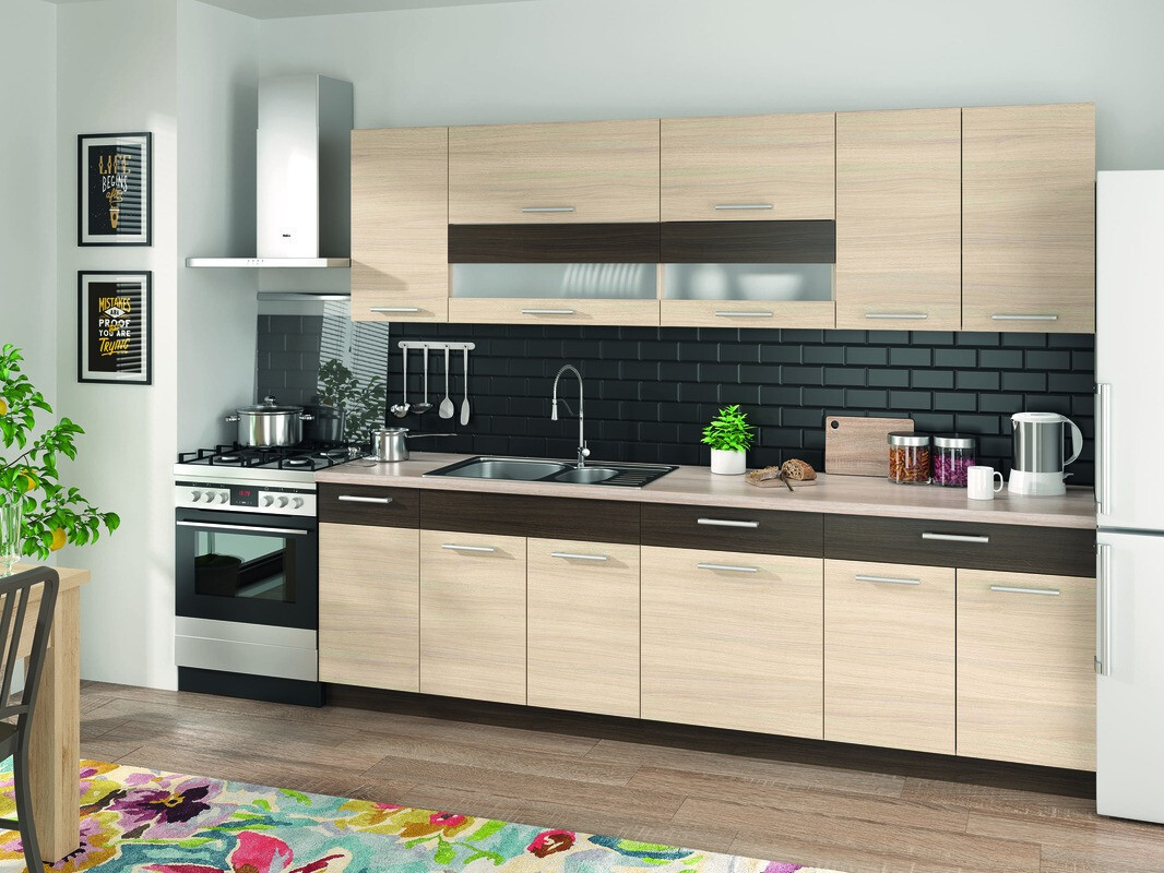 Modular cabinet with drawer and doors Mode Light 109