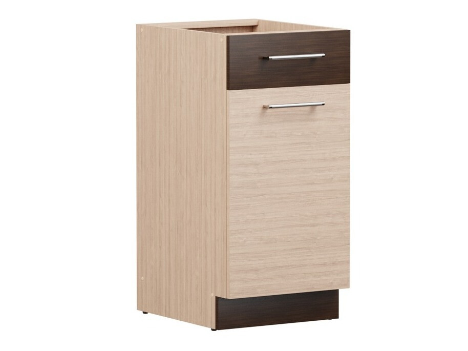 Modular cabinet with drawer and doors Mode Light 110