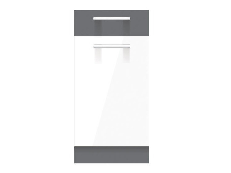 Modular cabinet with drawer and doors Mode White 109