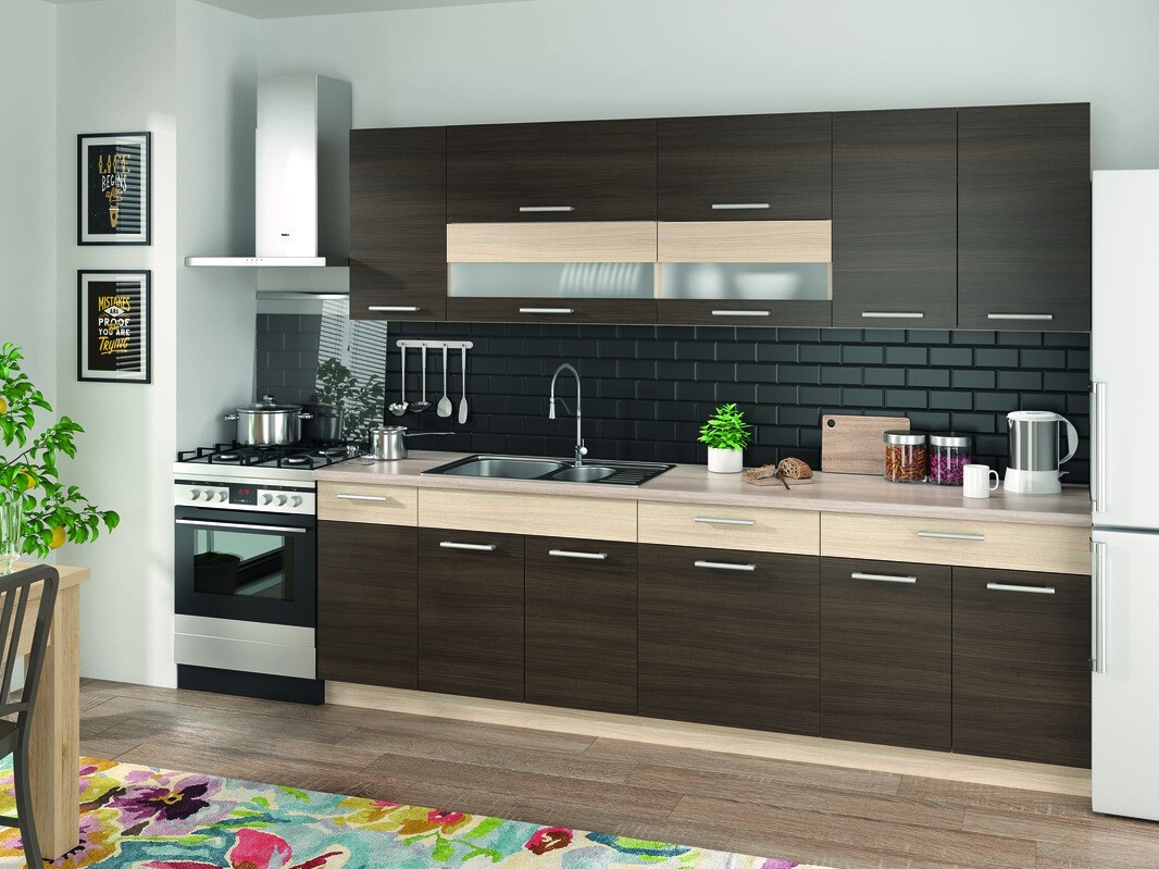 Modular cabinet with drawers Mode Dark 111