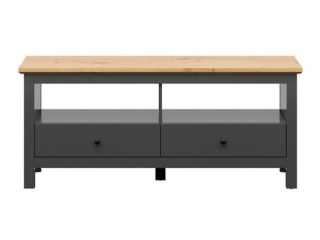 TV stand Sordoro 117 (Graphite + Artisan oak)