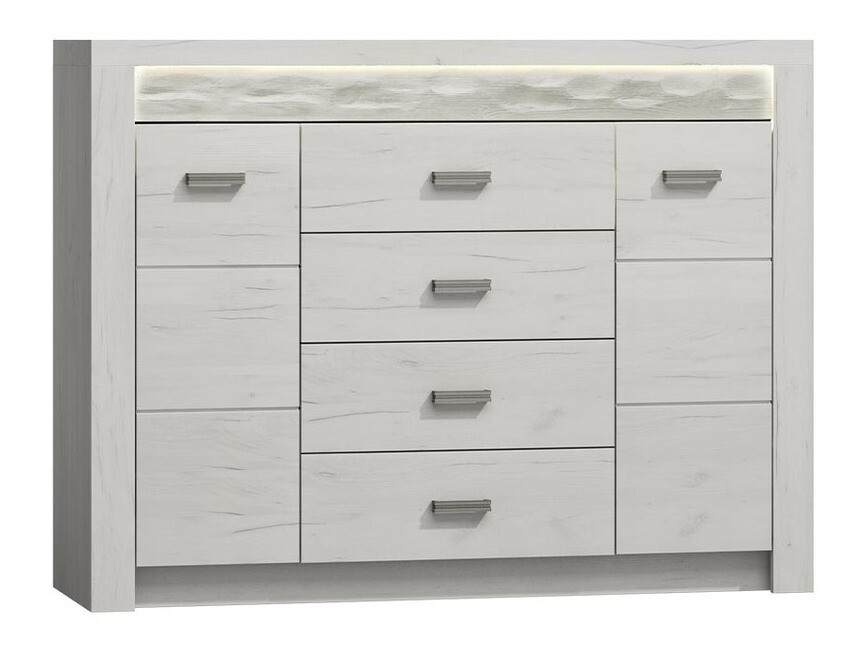 Chest of drawers Serfeno 104 (Craft white)