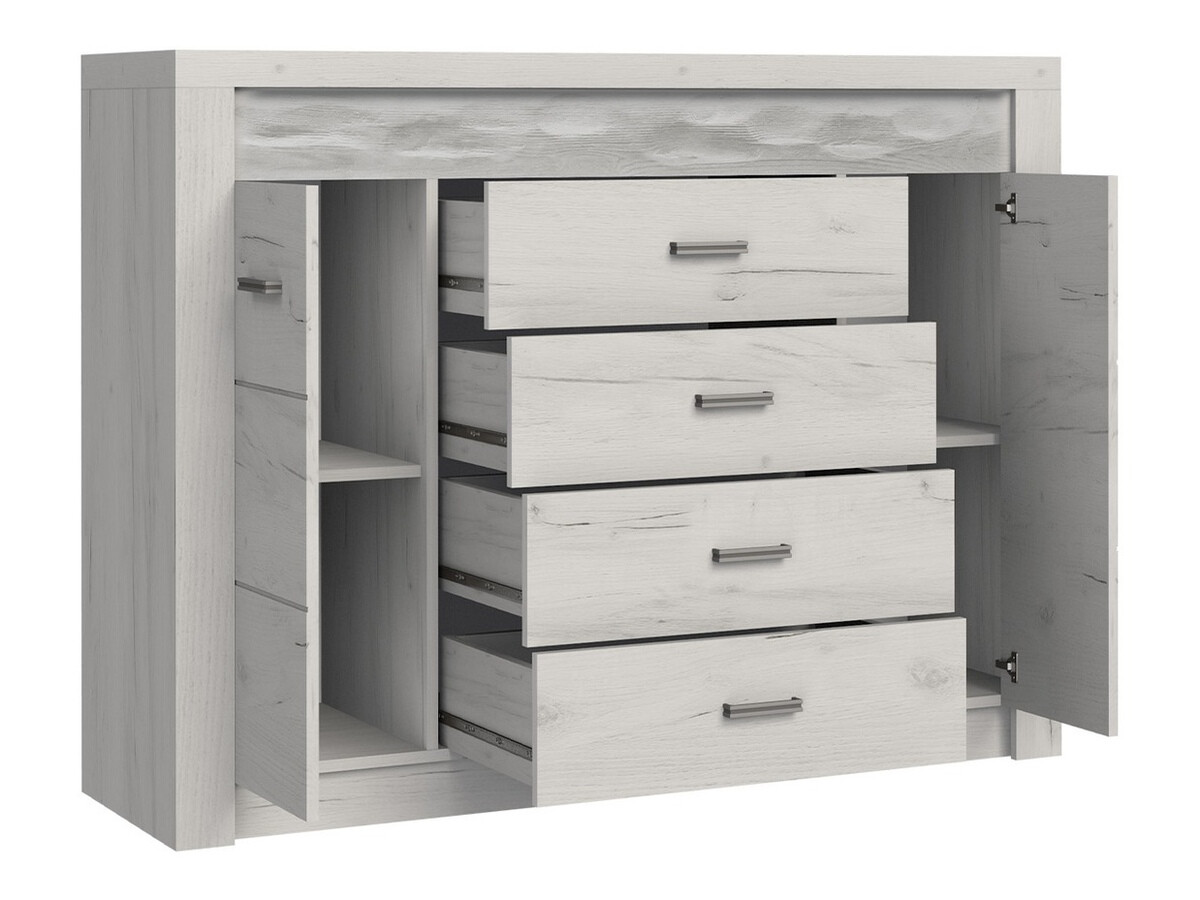 Chest of drawers Serfeno 104 (Craft white)