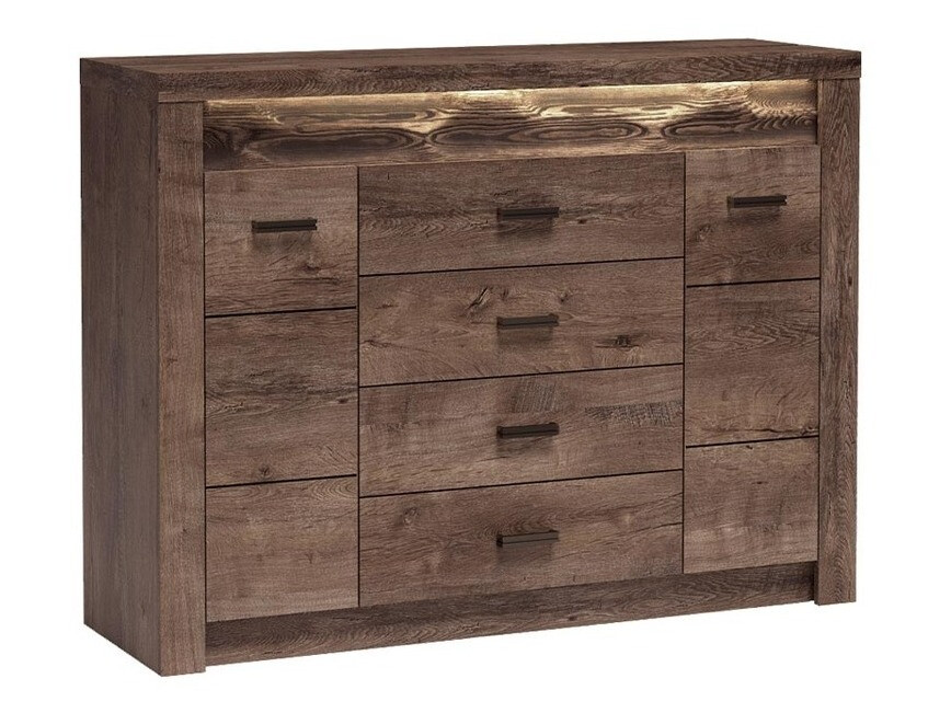 Chest of drawers Serfeno 104 (Dark ash)