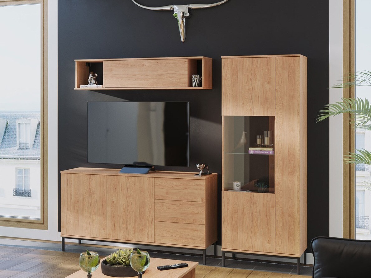 Chest of drawers Lomsore 104 (Light wood)