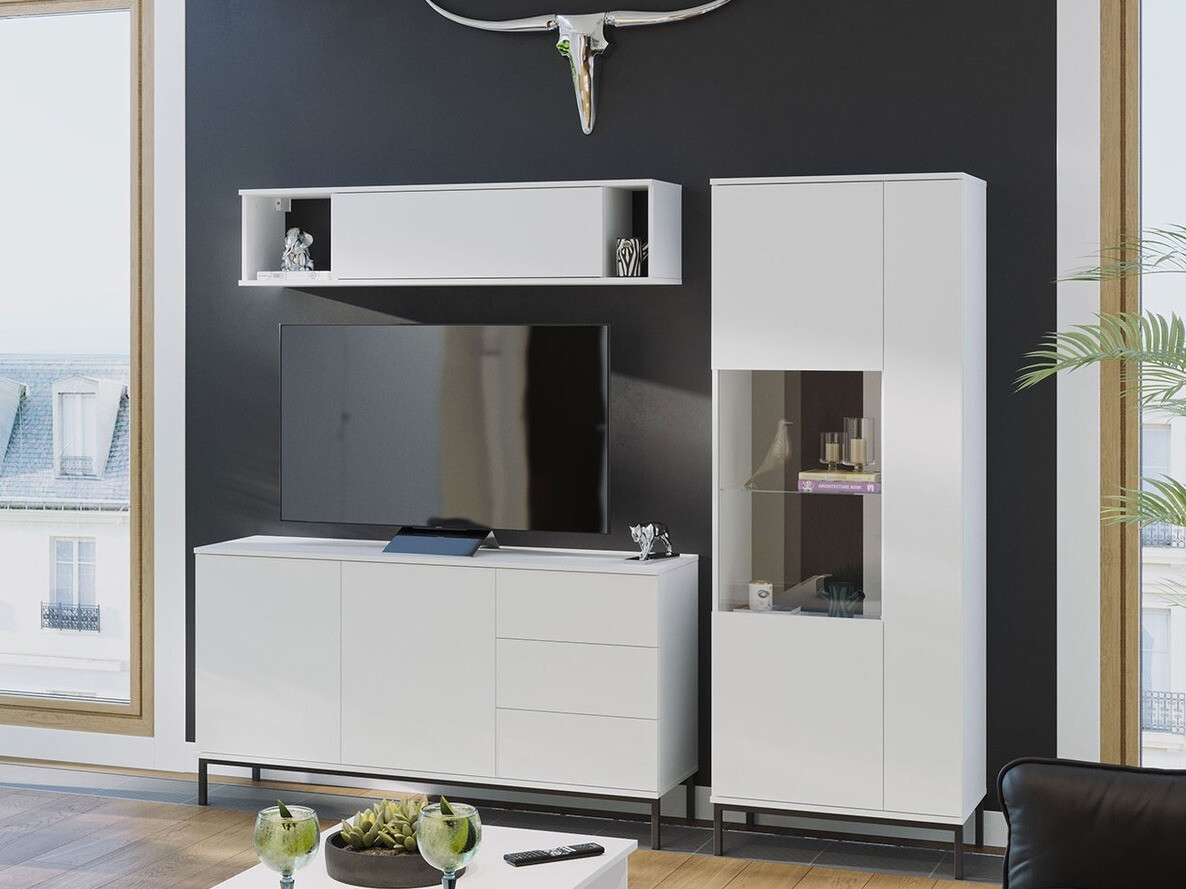 Chest of drawers Lomsore 104 (White)