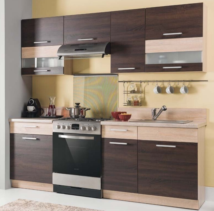 Modular cabinet with drawer and doors Mode Dark 112