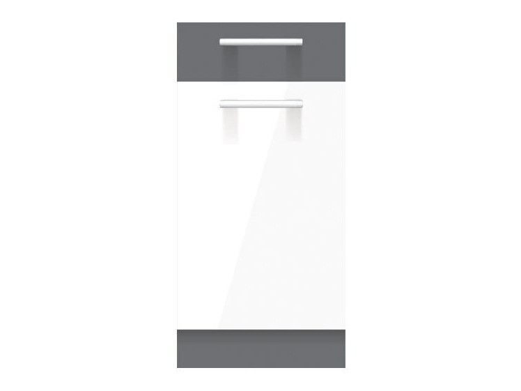 Modular cabinet with drawer and doors Mode White 112