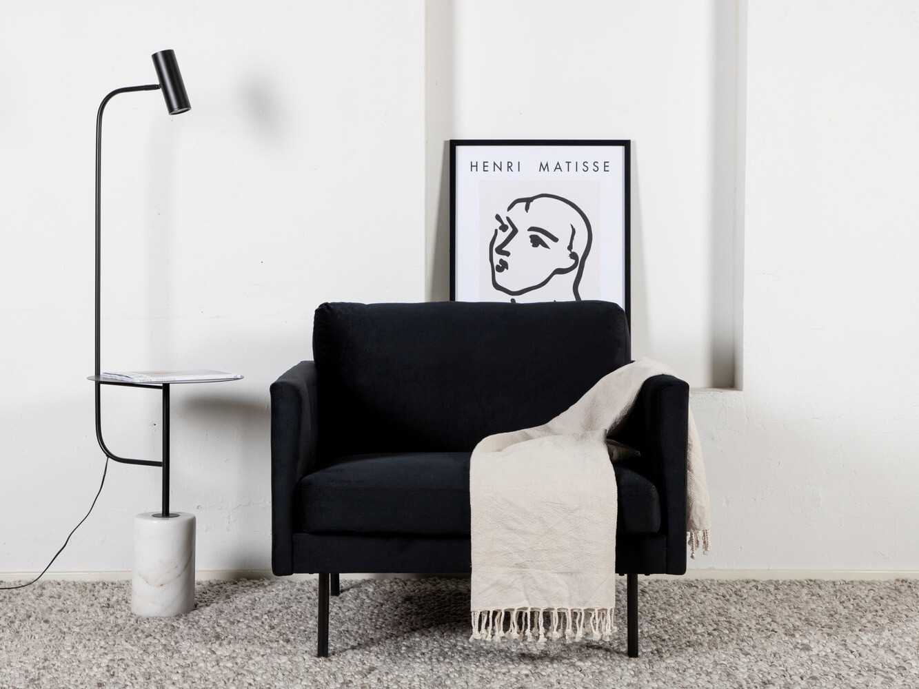 Armchair Fercame 101 (Black)