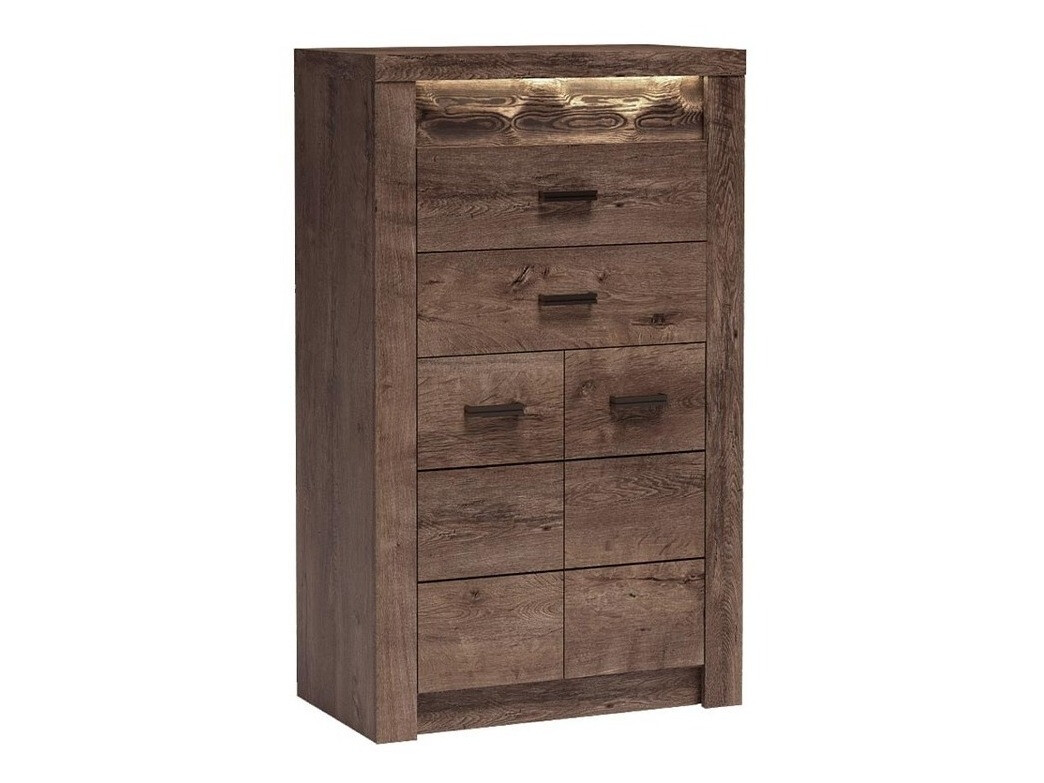Chest of drawers Serfeno 103 (Dark ash)