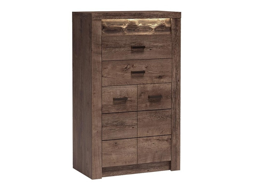 Chest of drawers Serfeno 103 (Dark ash)