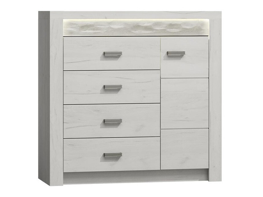Chest of drawers Serfeno 115 (Craft white)