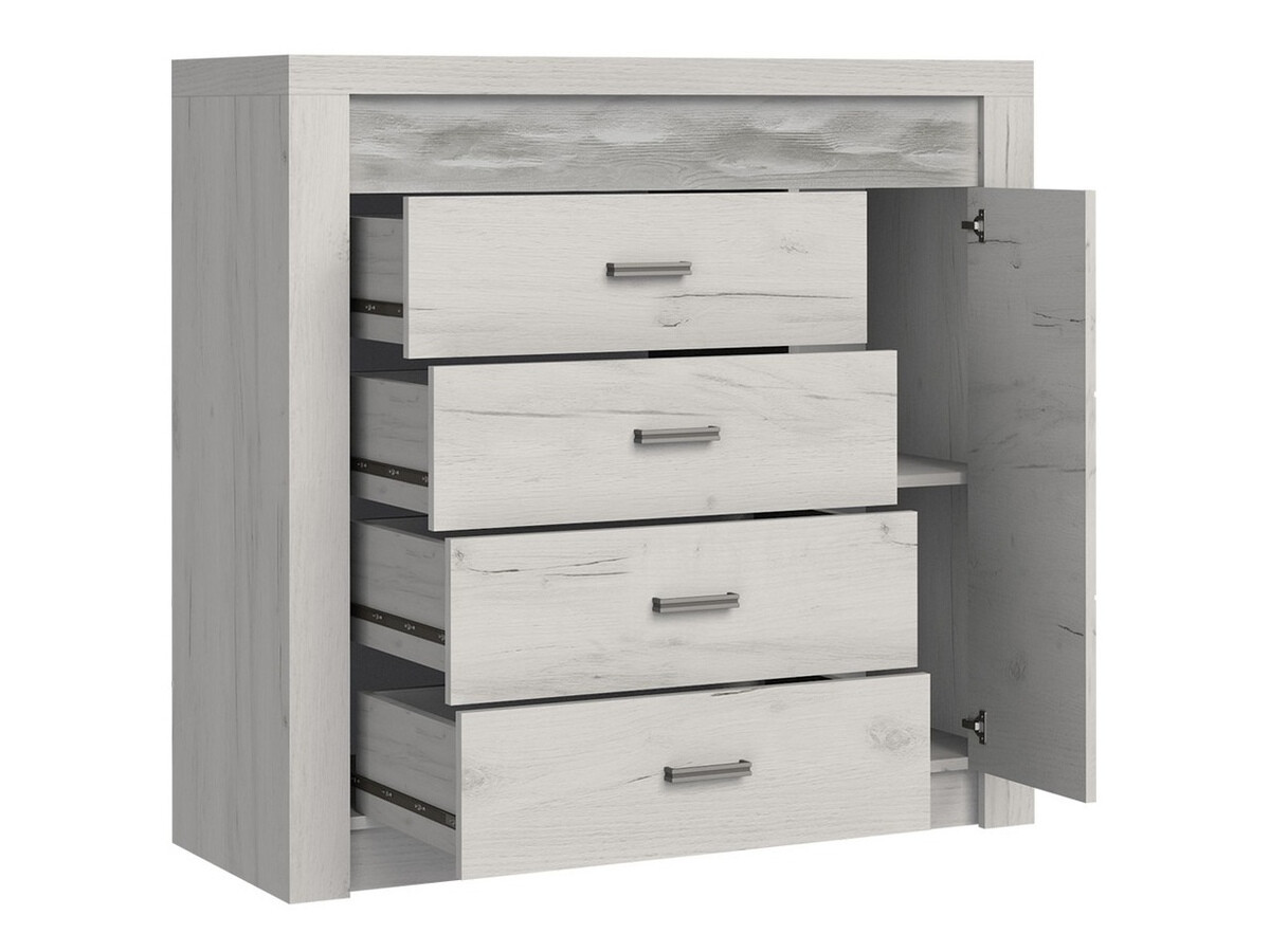 Chest of drawers Serfeno 115 (Craft white)