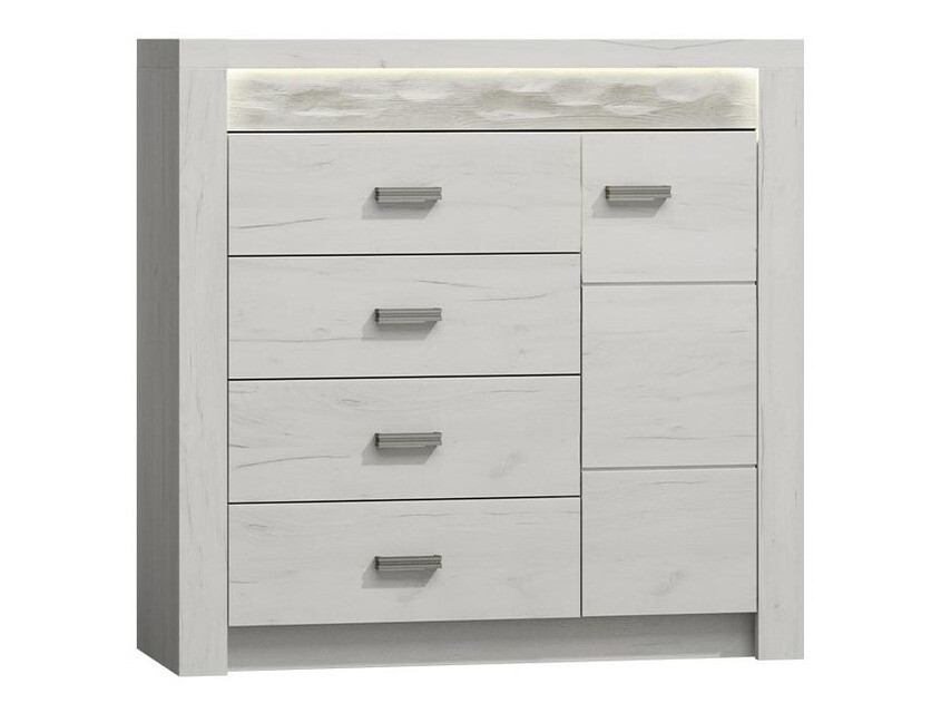 Chest of drawers Serfeno 115 (Craft white)