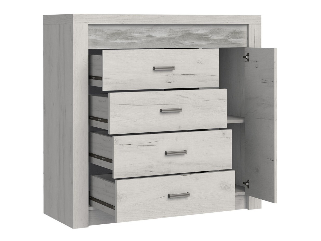 Chest of drawers Serfeno 115 (Dark ash)