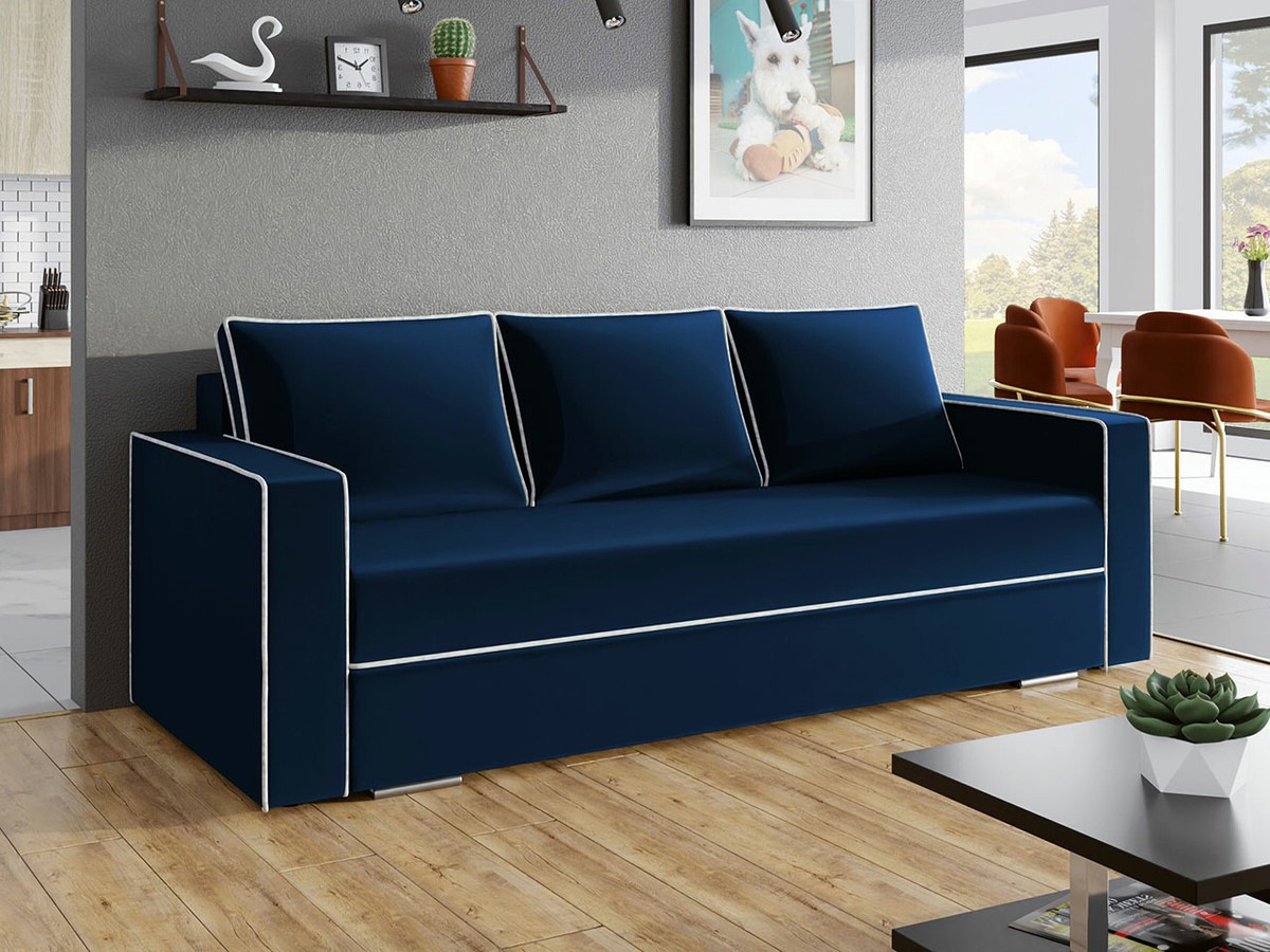 Sofa bed Decatur 101 (Amor Velvet 4314 + Amor Velvet 4317)