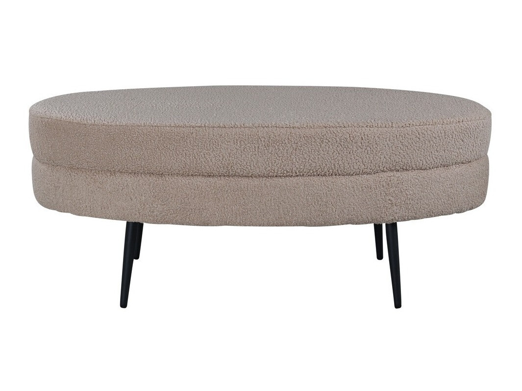 Upholstered bench Dallas 2920 (Beige + Black)