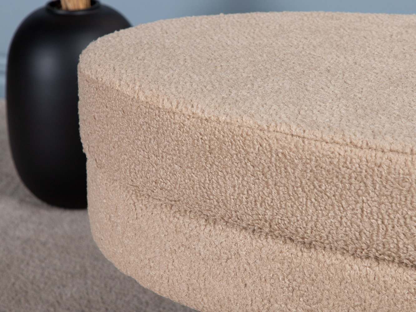 Upholstered bench Dallas 2920 (Beige + Black)
