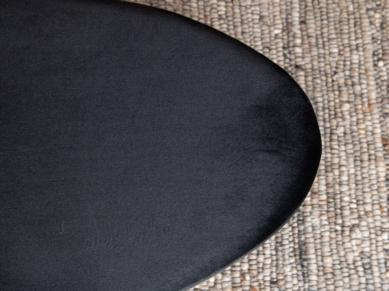 Upholstered bench Dallas 2920 (Black + Brass)