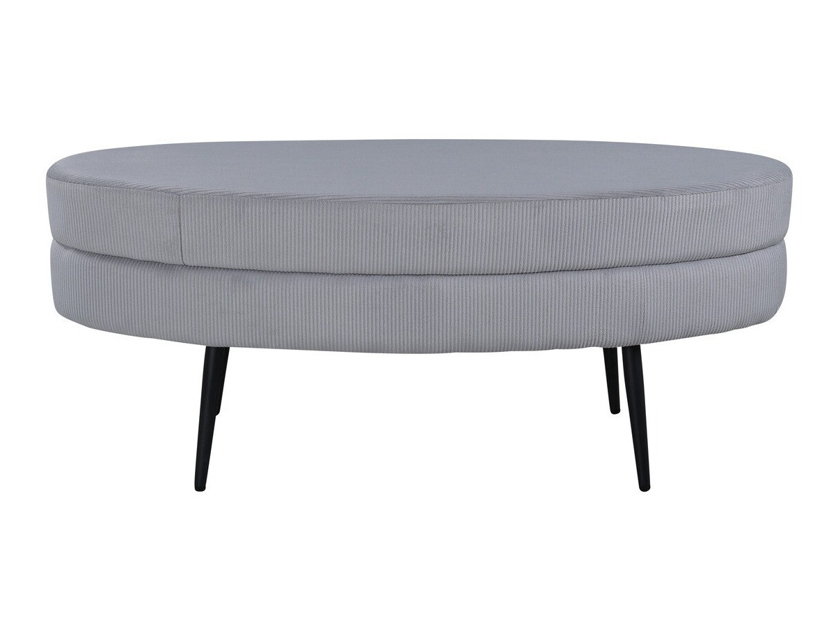 Upholstered bench Dallas 2920 (Grey + Black)