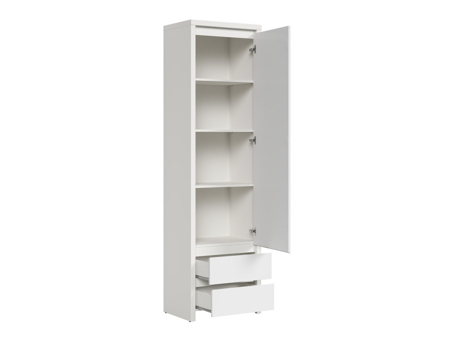 Bookcase Nolroma 127 (White)
