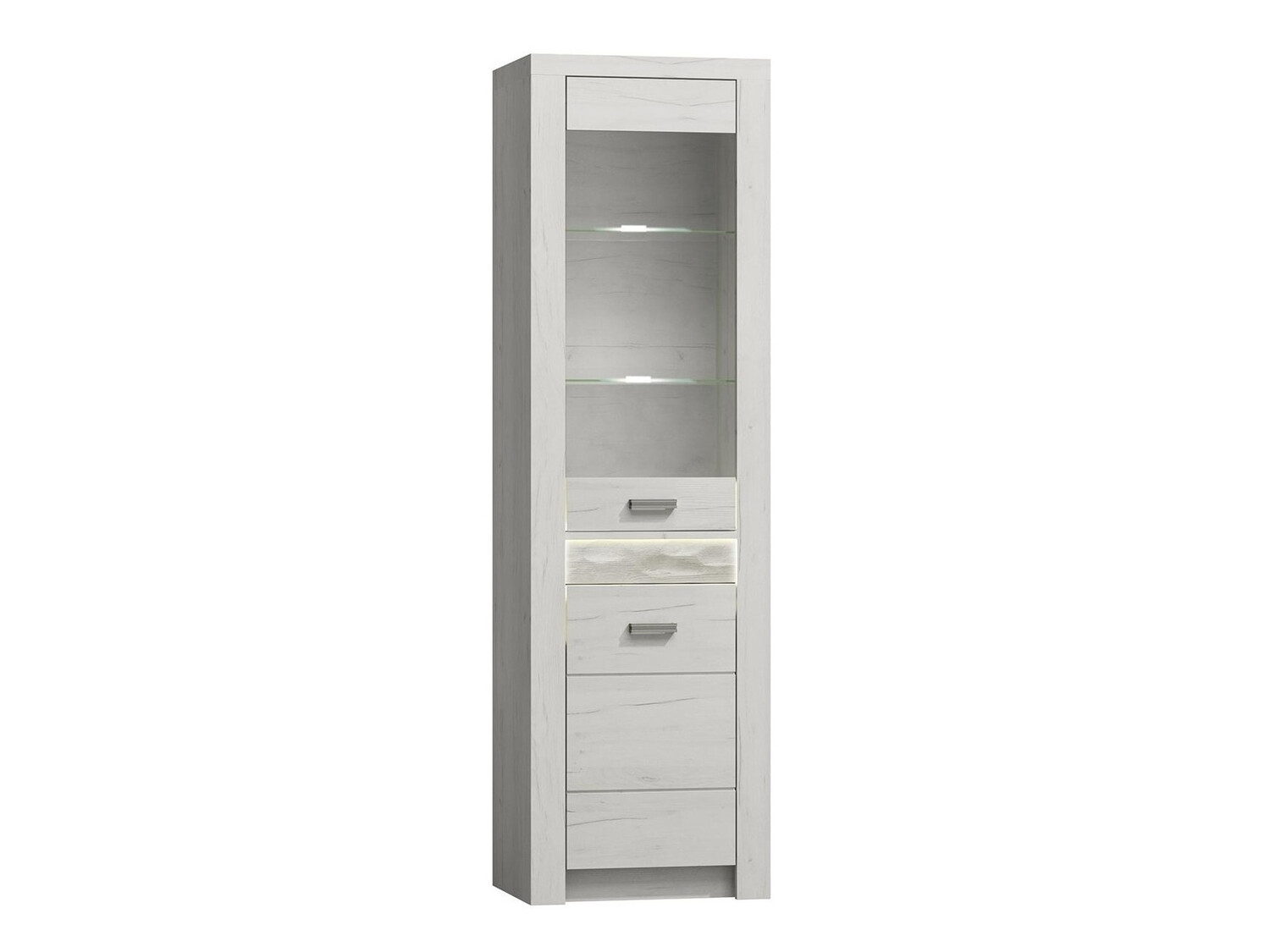 Bookcase Serfeno 102 (Craft white)