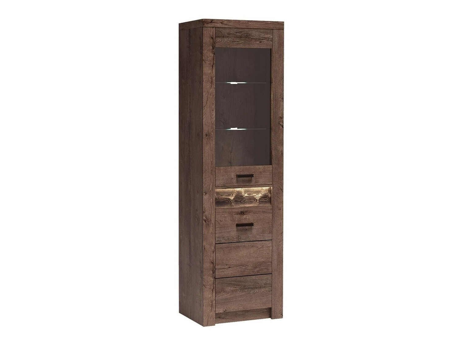 Bookcase Serfeno 102 (Dark ash)