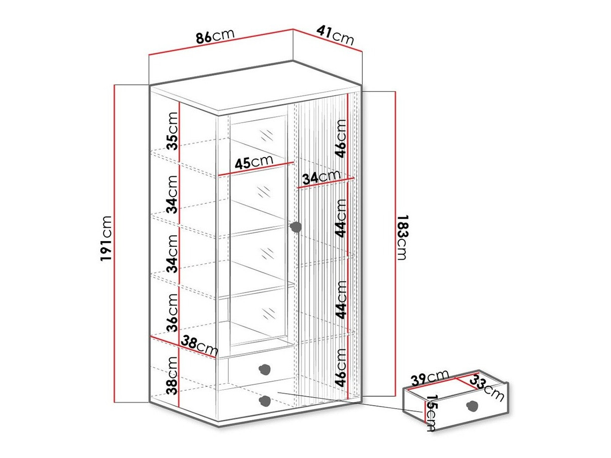 Bookcase Venmava 101