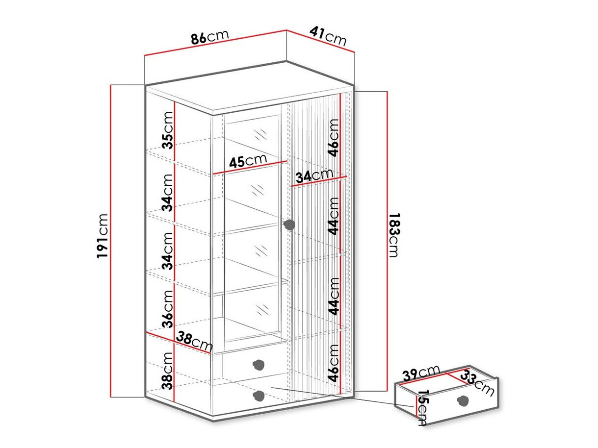 Bookcase Venmava 101